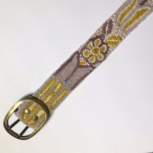 Vintage hand woven belt, very cool definitely different vegan belt